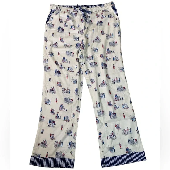 Munki Munki Women’s Flannel Costco Theme Pajamas Set Large - Picture 5 of 8